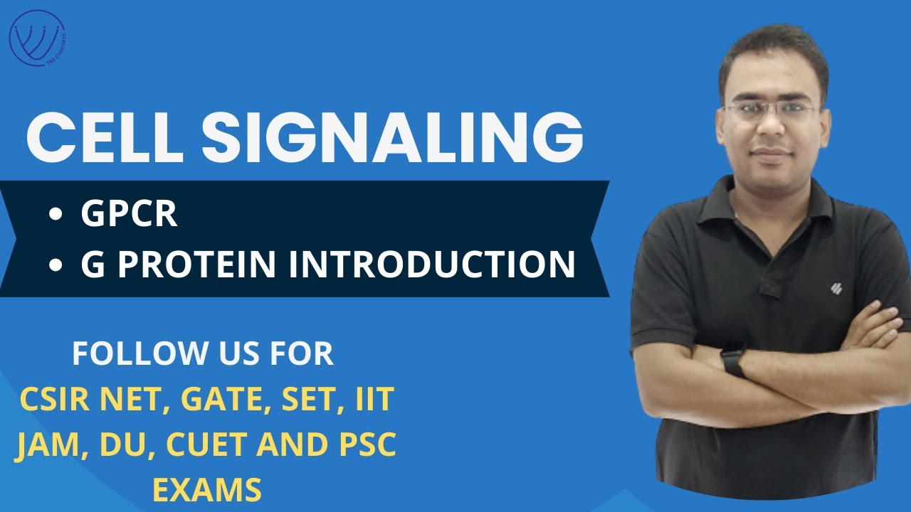 G protein coupled receptor and G PROTEIN Introduction | Cell Signaling | CSIR UGC NET Life Science