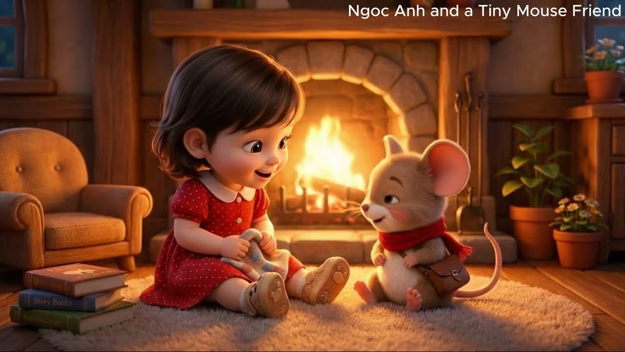 A Quiet Promise Under the Trees 🌳✨ | Ngọc Ánh & Little Mouse