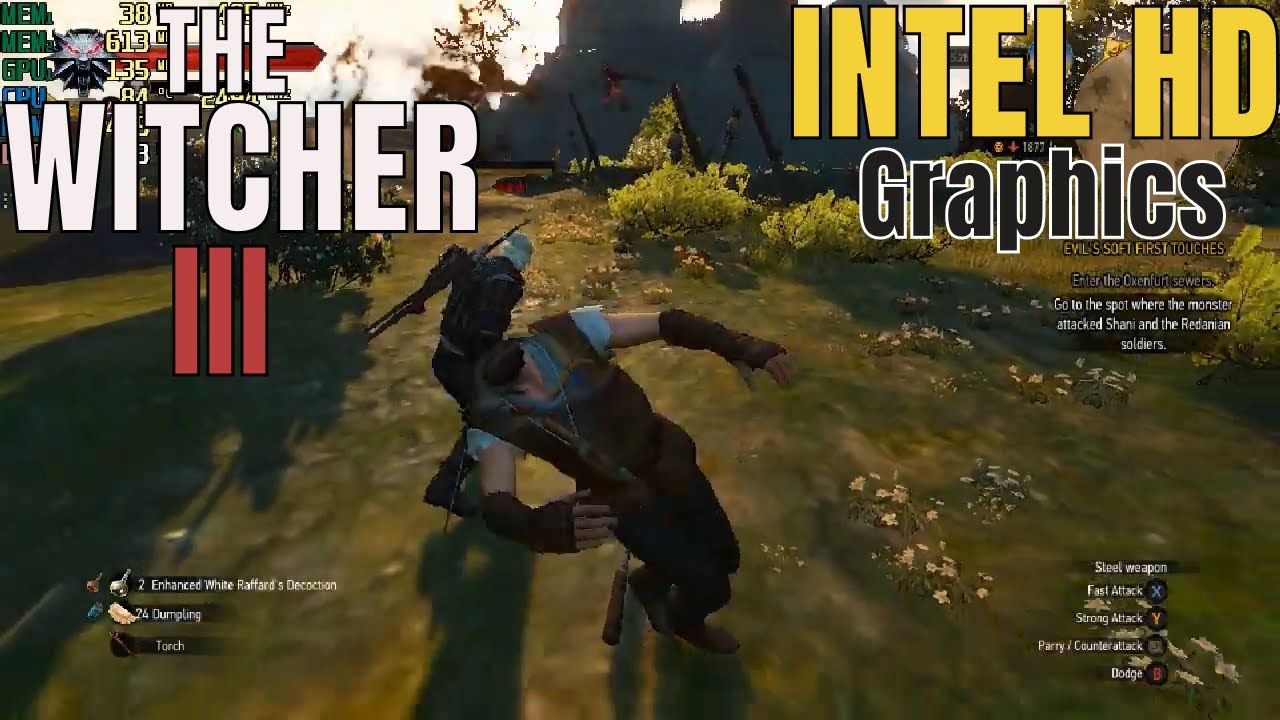 How to run Witcher 3 on Intel HD Graphics Laptop