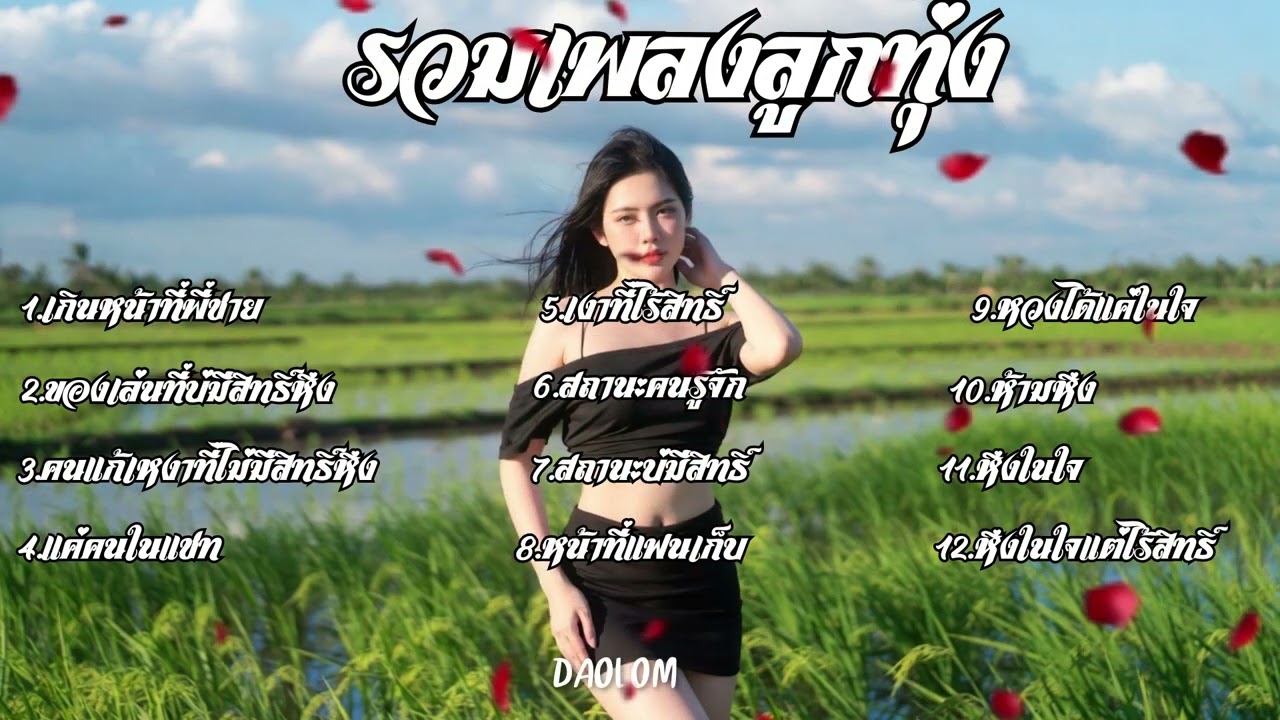 เพลงลูกทุ่งเพื่อชีวิต เพลงเพราะๆ ฟังสบาย | ใหม่ล่าสุด ฟังเพลินยาวๆ ไม่มีโฆษณาคั่น - daolom Vol.28