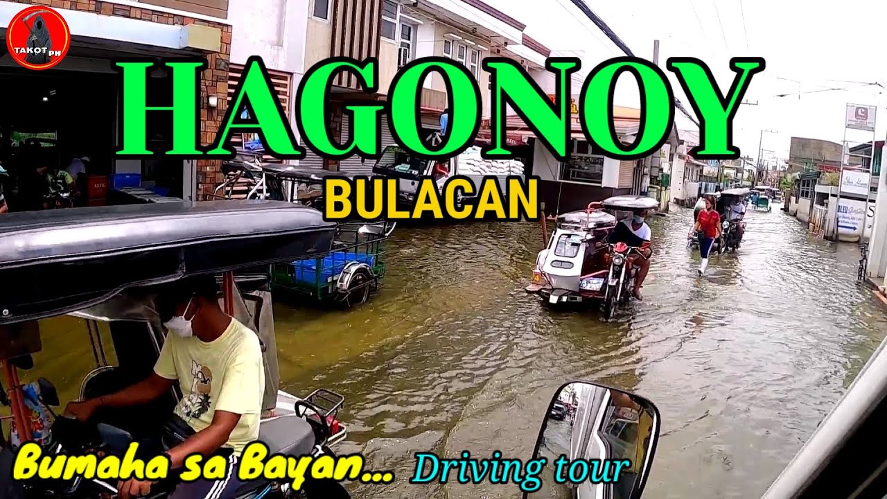 MULA MALOLOS -HANGGANG HAGONOY BULACAN-ganda ng lugar kahit mabaha