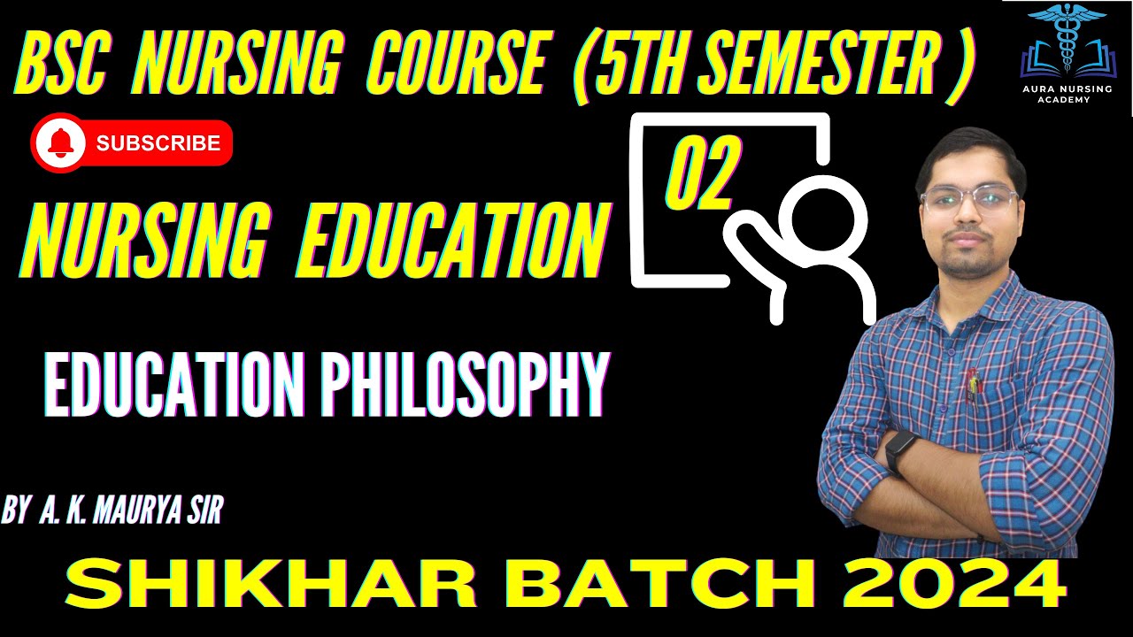 EDUCATIONAL PHILOSOPHIES||NURSING EDUCATION||LECTURE- 2| |SHIKHAR BATCH 2024 ||#bscnursing