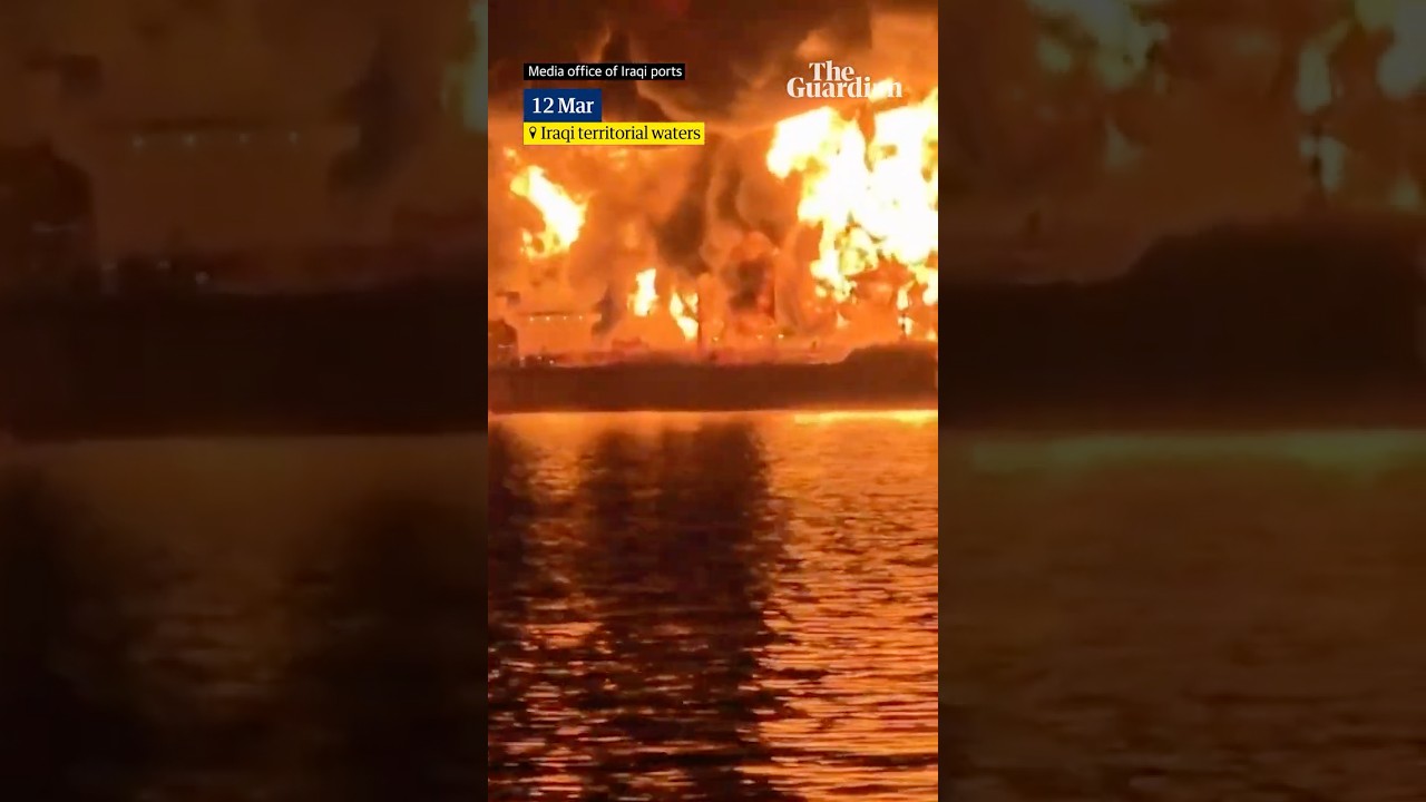 Iran sets oil tankers ablaze in Iraqi waters