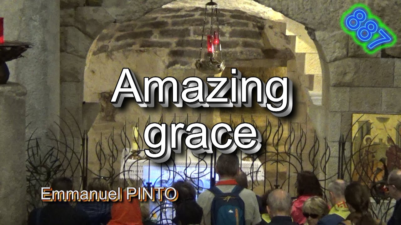 Amazing grace - Accordéon - Accordion  with lyrics - Quand vint la grâce - N°887