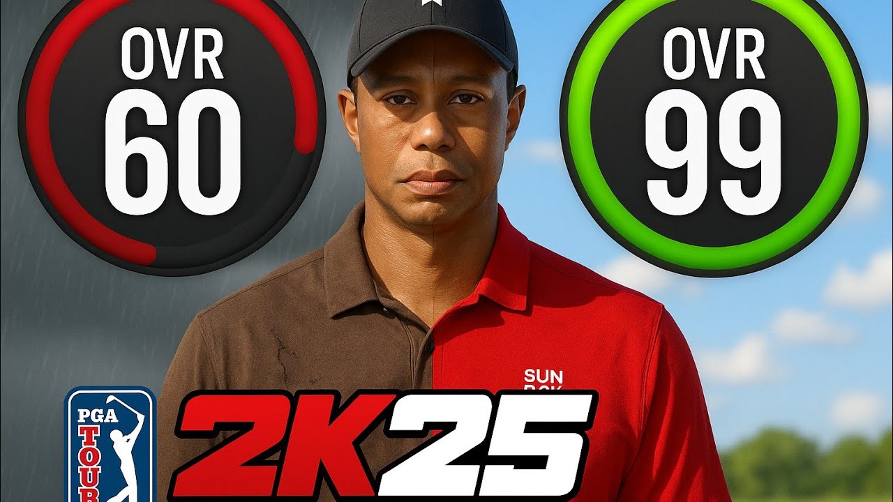 Самый быстрый способ достичь общего рейтинга 99 в PGA Tour 2K25! Повышайте уровень своего игрока ...