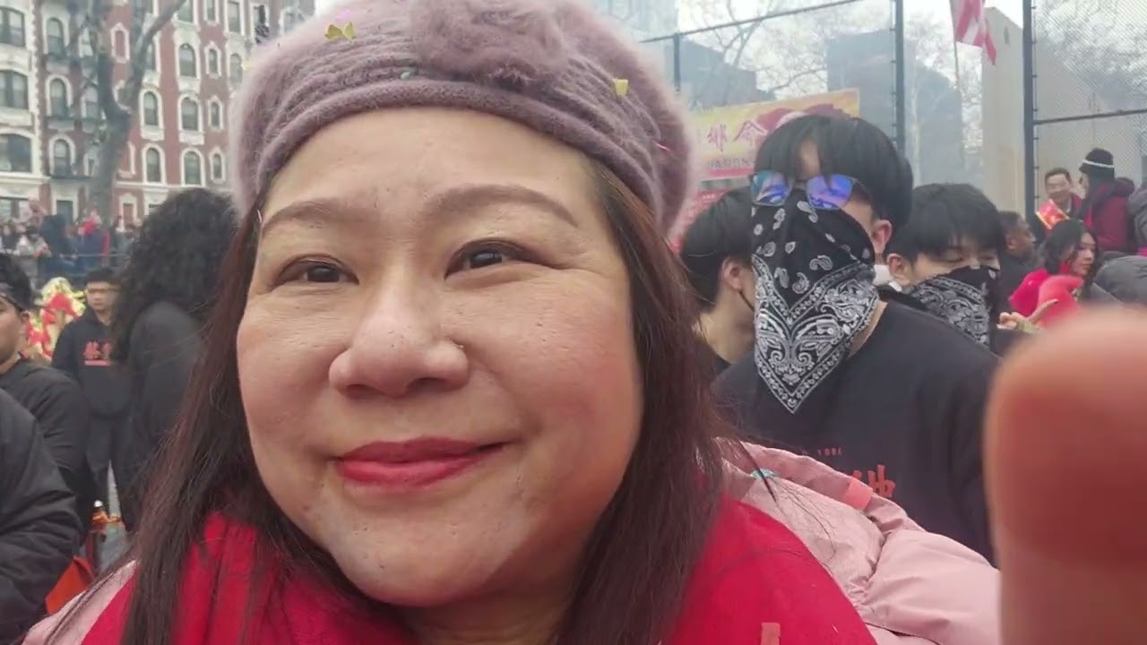 2月17日2026丙午馬年大年初一美國紐約市曼克頓唐人街🌹第28屆 