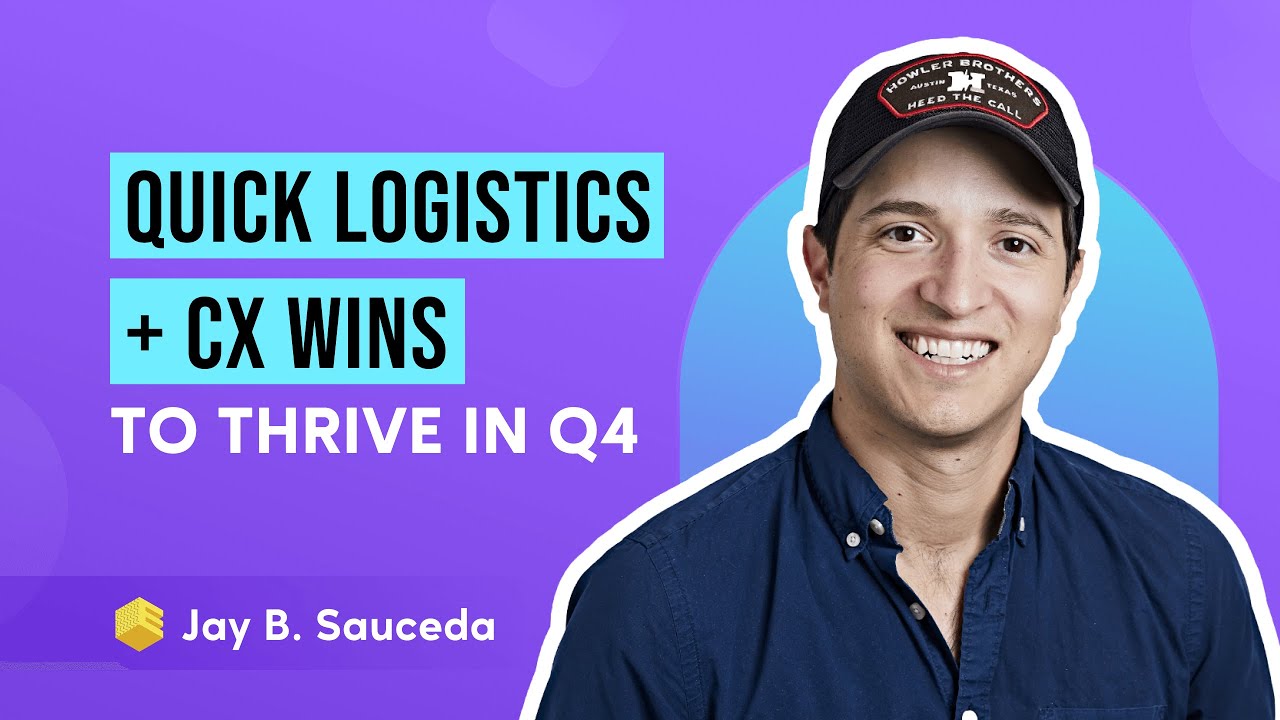 Treat Them Like People: Quick Logistics + CX Wins to Thrive in Q4 - Jay B Sauceda, Cart.com