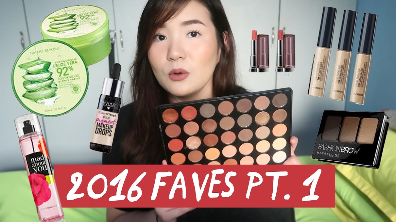 2016 Beauty Favorites: Drugstore/Affordable | Toni Sia