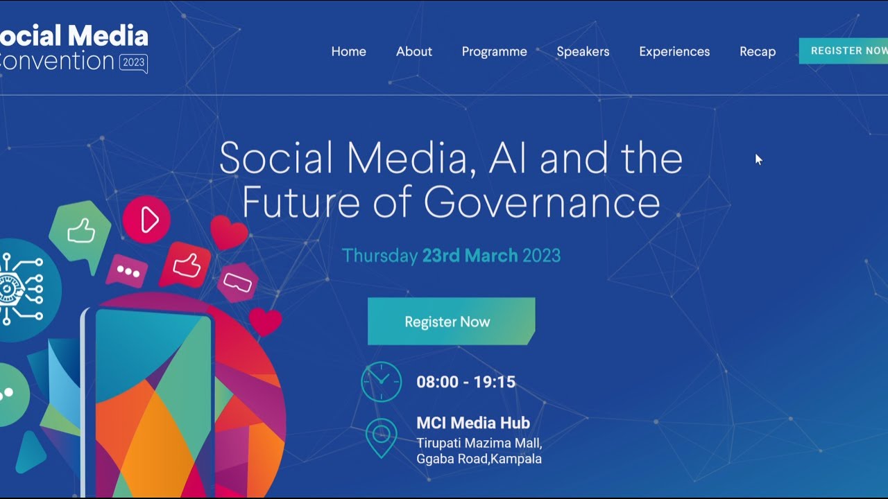 Social Media Convention 2023 - Website Design
