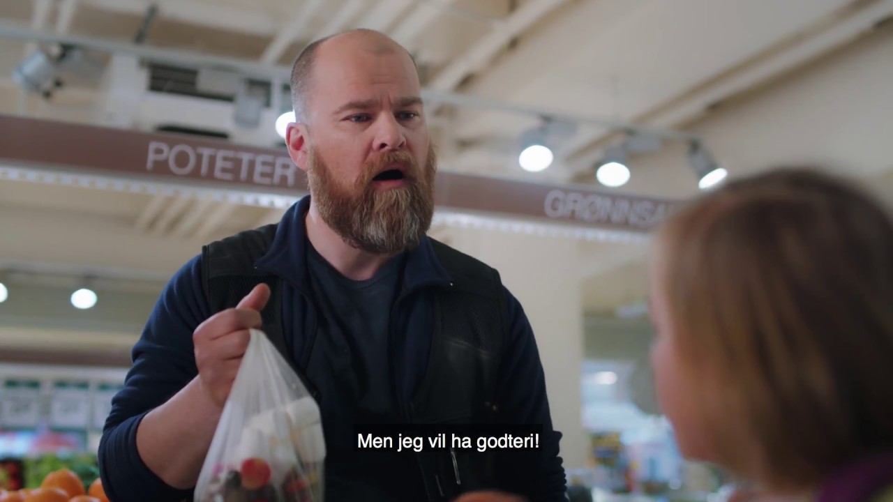 Jeg vil heller ha godteri enn frukt og grønt! #MerAv
