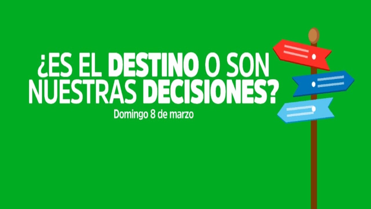 🔴SERVICIO DOMINICAL🔴¿ES EL DESTINO O SON NUESTRAS DECISIONES?