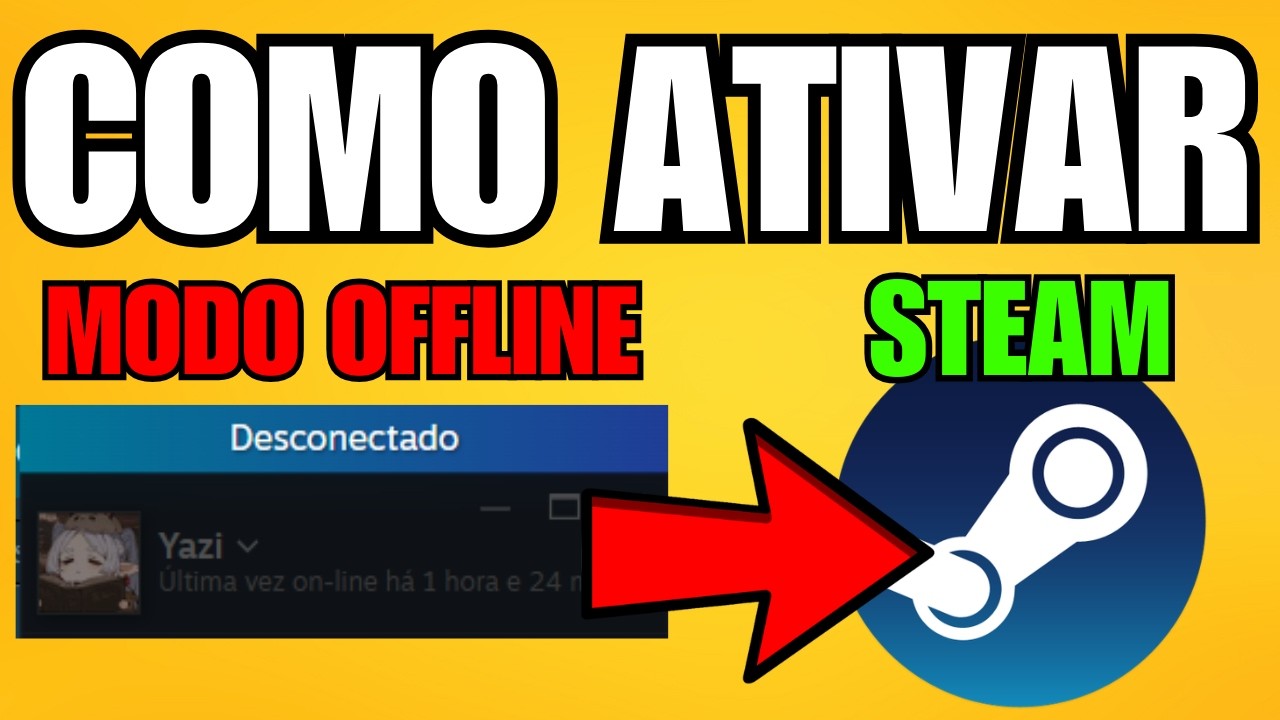 Como Ativar o Modo Offline do Steam(2026) - Passo a Passo