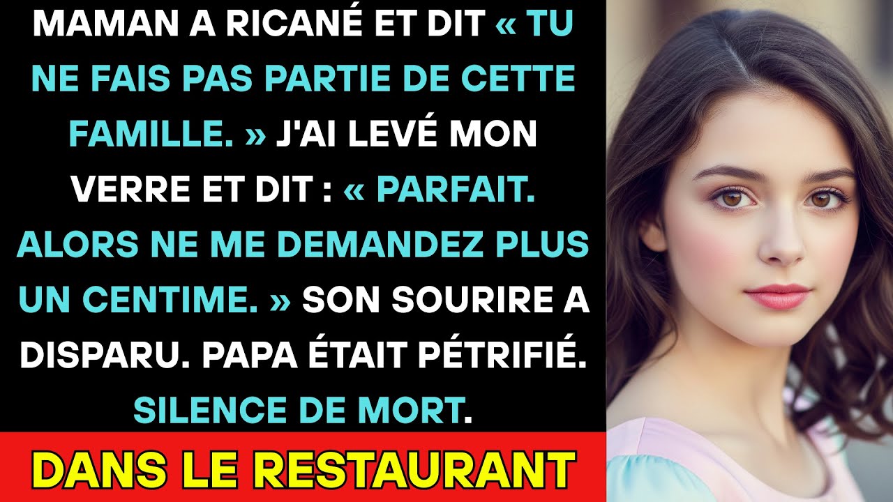 Ma Mère A Dit « Tu N'es Même Pas De La Famille » À L'anniversaire De Papa — Alors J'ai Dit Une Chose