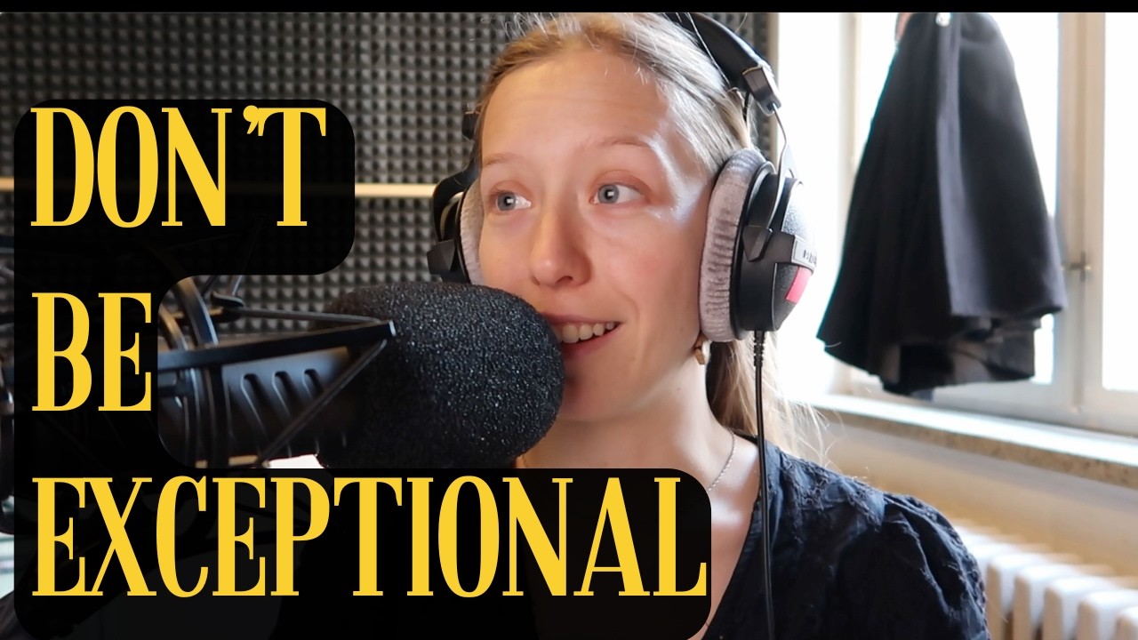 Why you should stop trying to be exceptional? | Success, Imposter Syndrome & Creative Truth