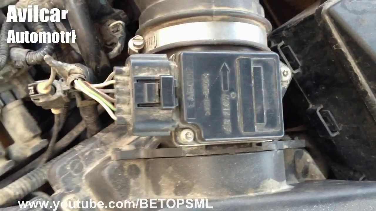 Limpiar sensor MAF mantenimiento Clean sensor MAF avilcar