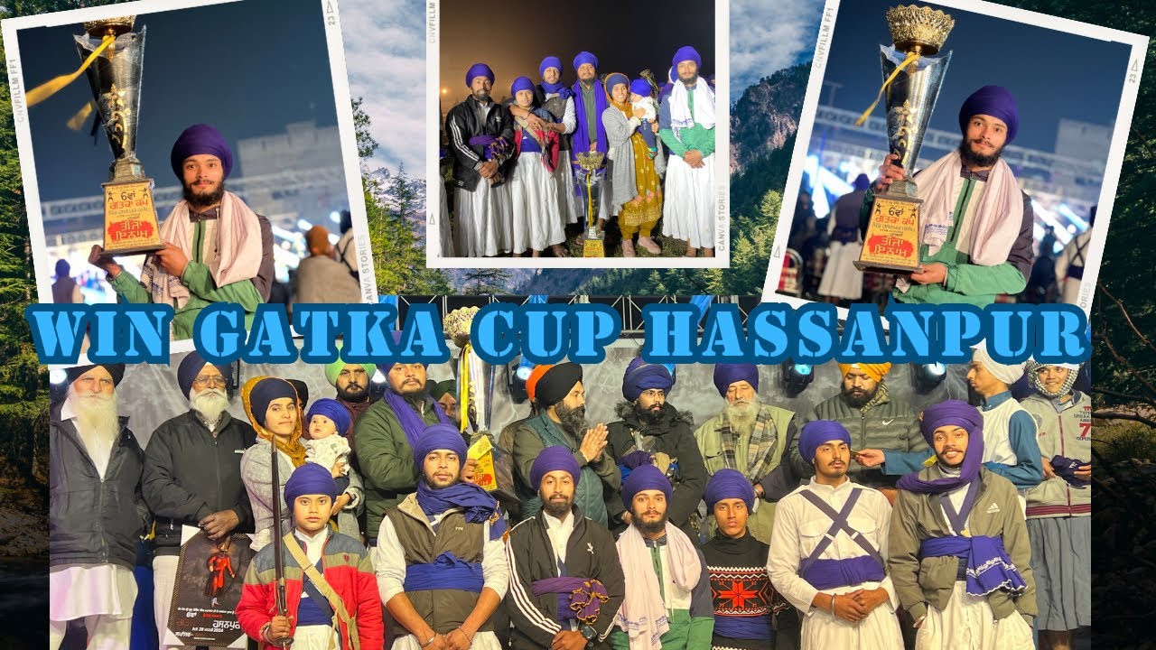Win (100metter ਕੱਪੜਾ + cash prize + 🏆) gatka cup Hassanpur // 1.5lakh da 🐎// full enjoy