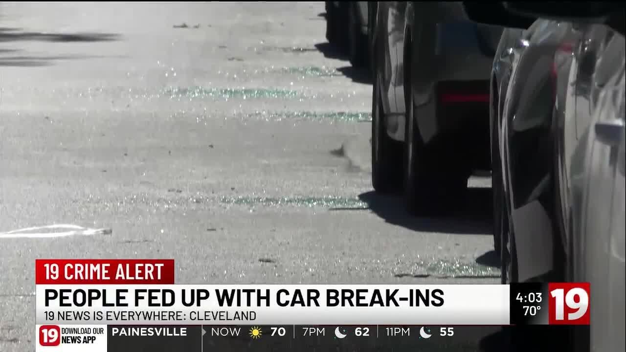 People fed up with car break ins