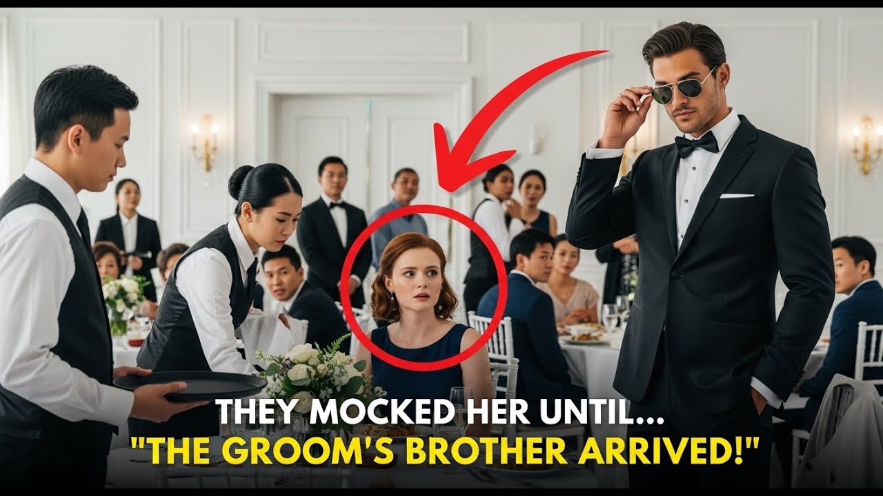 They Made a Simple Woman Sit with the Staff at the Wedding — Not Knowing Her Billionaire Husband ..