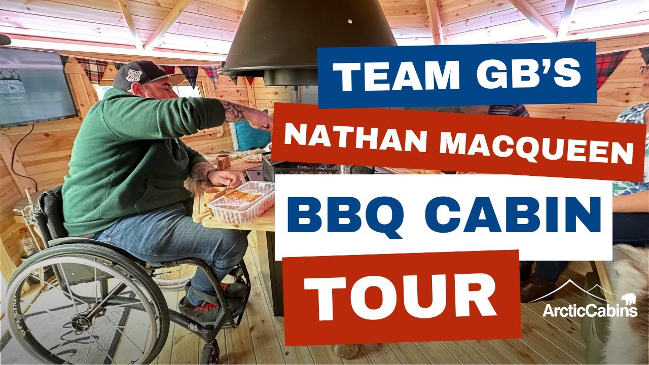 Team GB's Paralympic Archer Nathan Macqueen Shows Us Round His BBQ Cabin!