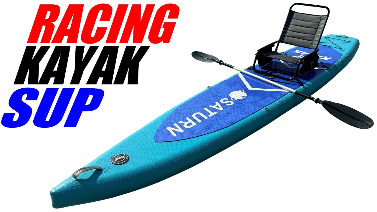 Saturn 13.5 Racing Hybrid Tandem Kayak SUP | Slimline Fast Paddle Board