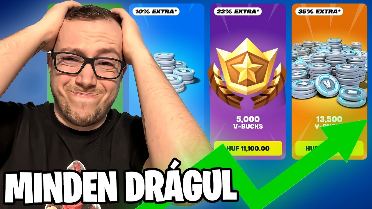 DRÁGUL a V-Bucks és a Battle Pass is! 😞