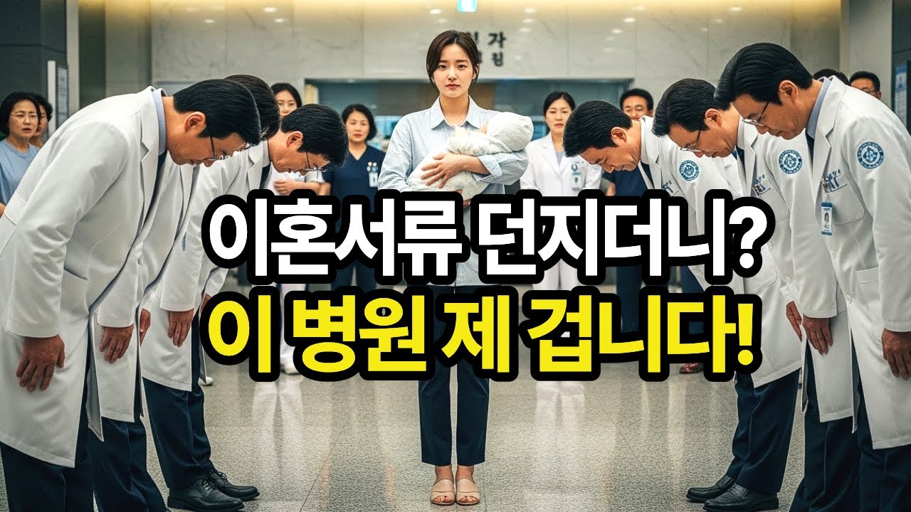 출산 날 이혼서류 던진 시댁, 병원장과 의사들이 내게 90도 인사하자 기절초풍!       |노후사연|감동사연|사연드라마|시니어오디오북|