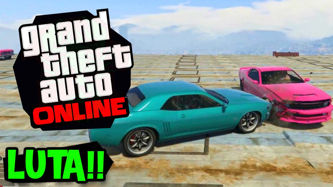 LUTA DE CARROS!! (c/ Nenhos e Pigman) - GTA V Online (PC)