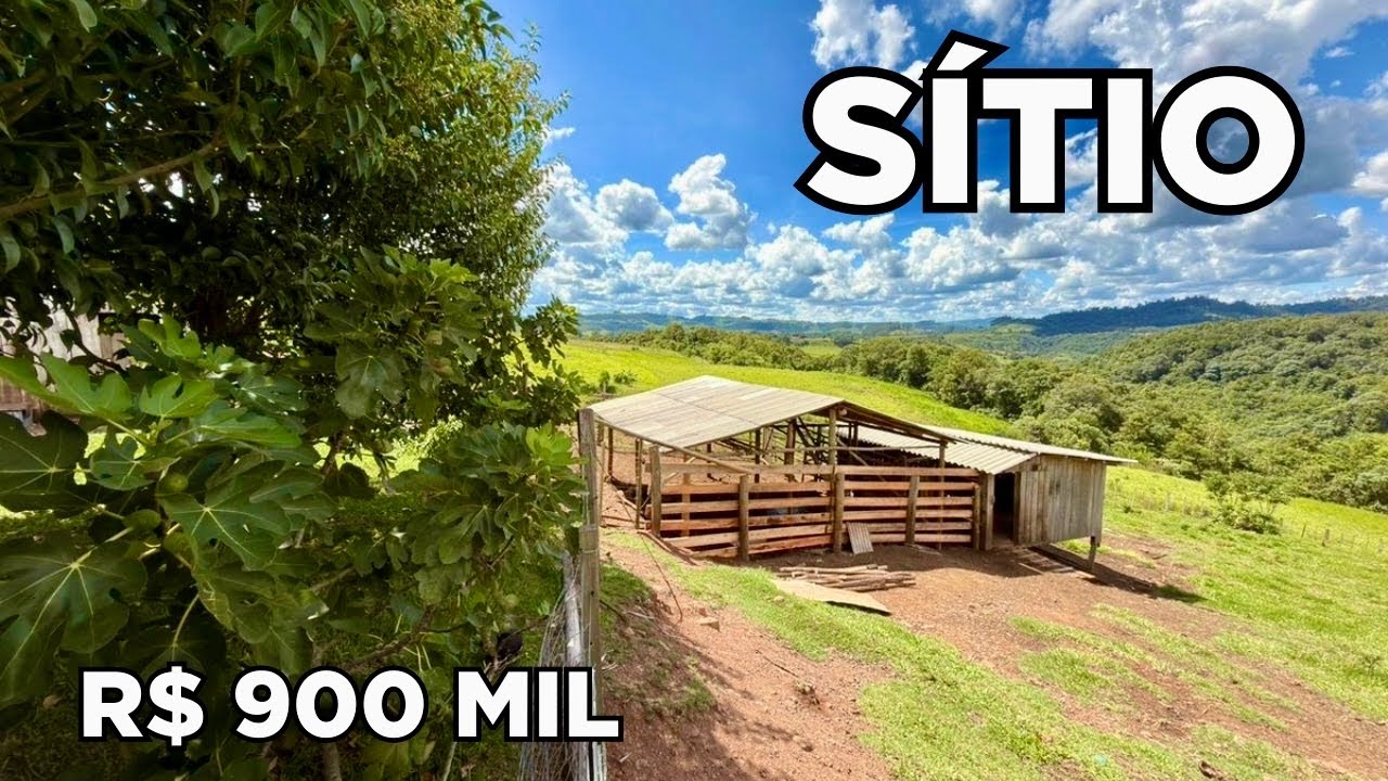 SÍTIO À VENDA EM SANTA CATARINA PAZ REFUGIO E LIBERDADE | CASA FRUTAS E ÁGUA R$900MIL