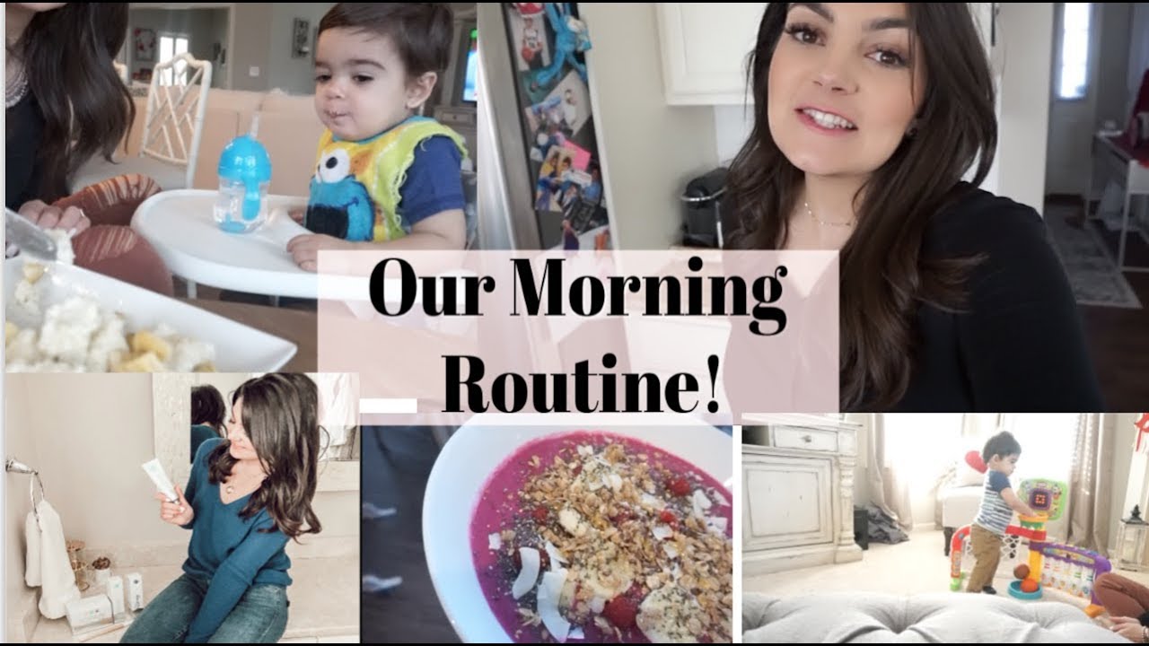 MOMMY MORNING ROUTINE | GET READY WITH ME, BREAKFAST IDEAS + MORE!