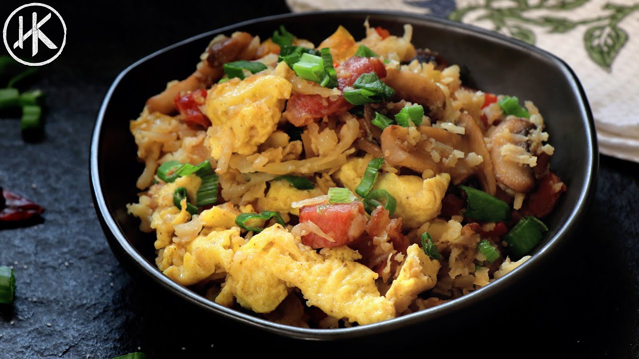 Keto Bacon and Egg Fried Rice | Easy Keto Recipes | Headbanger's Kitchen