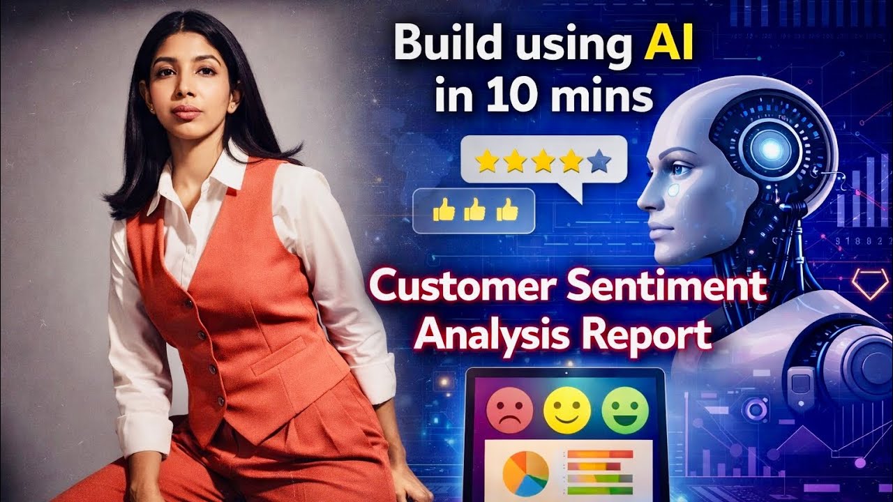 🔥 Build a Customer Sentiment Analysis Report using AI in 10 mins!