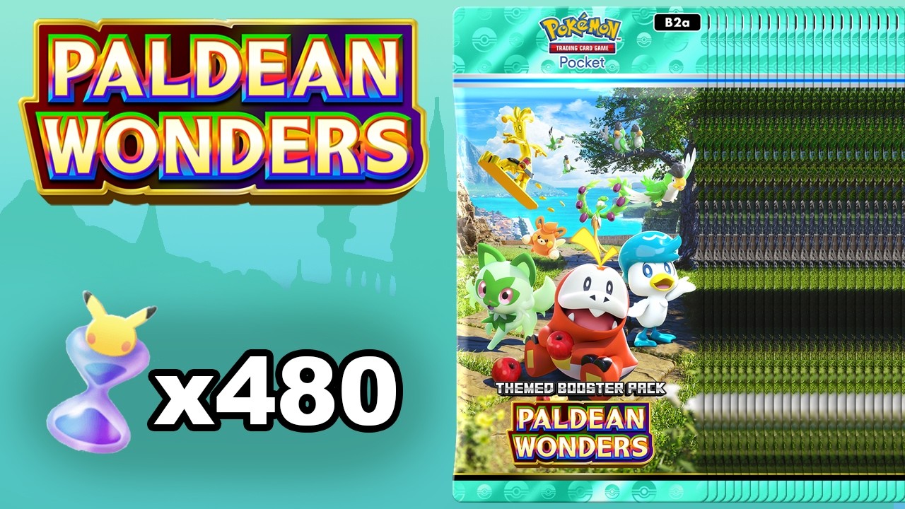 Opening 40 packs of Paldean Wonders