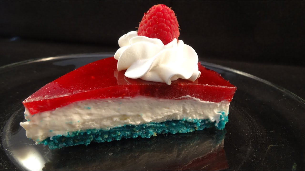 Red White and Blue 4th of July Cheesecake: Collaboration with CookingAndCrafting and Cookedbyjulie