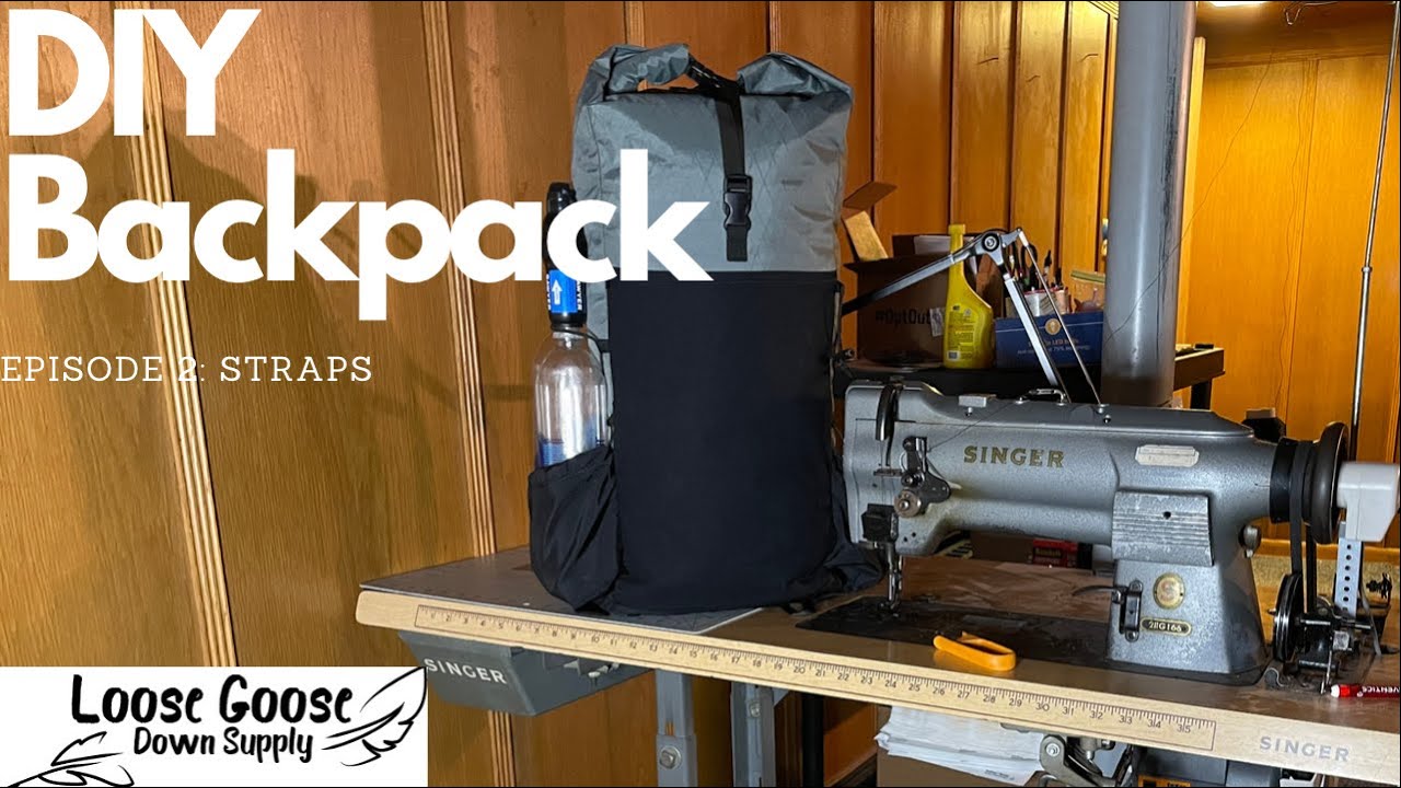 How to make an Ultralight Backpack (Episode 2) Straps | DIY | MYOG