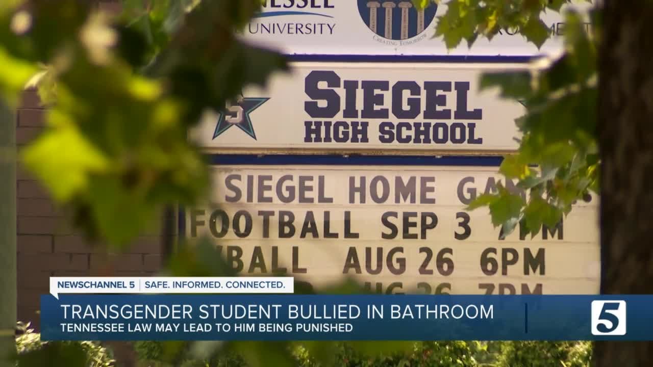 Transgender student bullied in bathroom may be punished before boys who harassed him