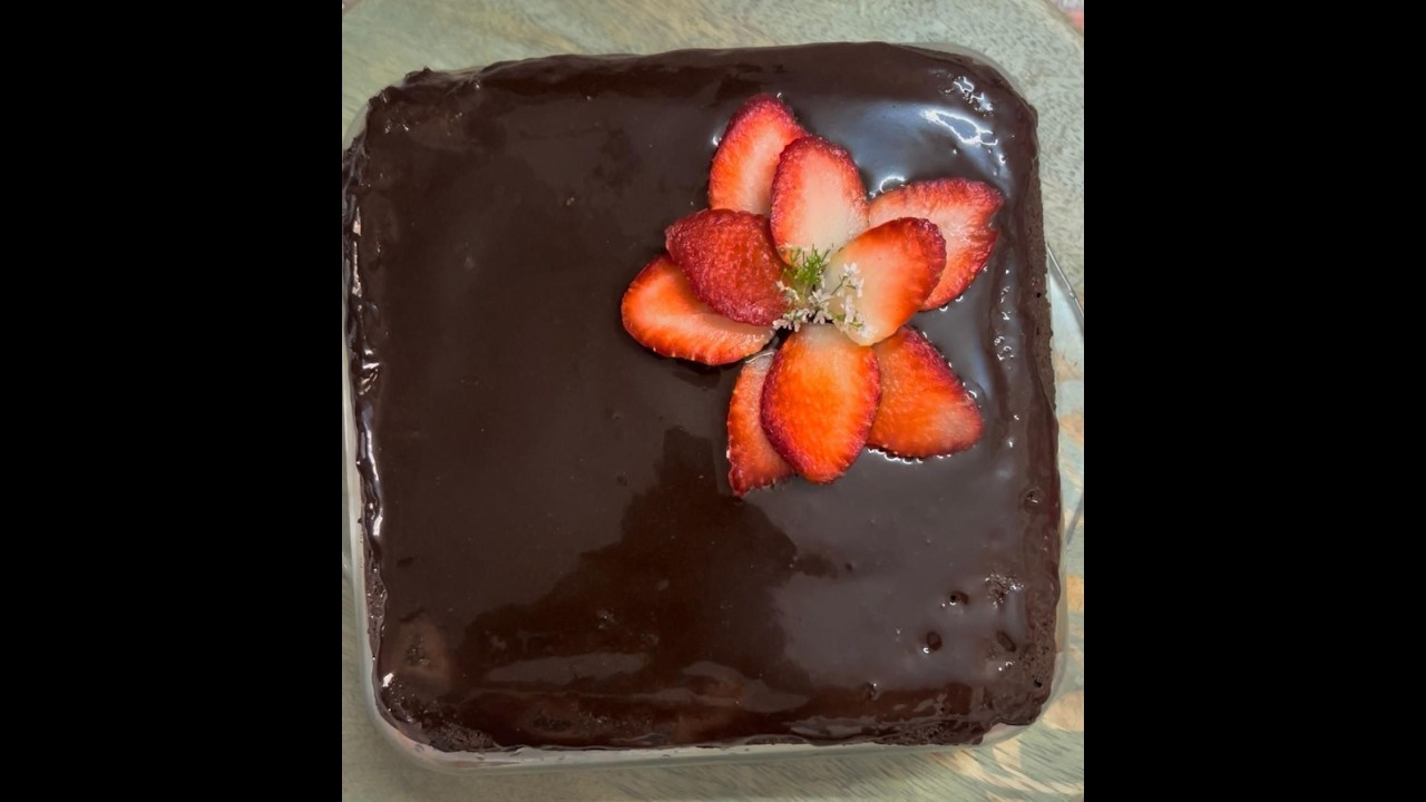 Flourless Sweet Potato Cocoa Cake with Cashew Cocoa Frosting | Healthy No Maida Dessert