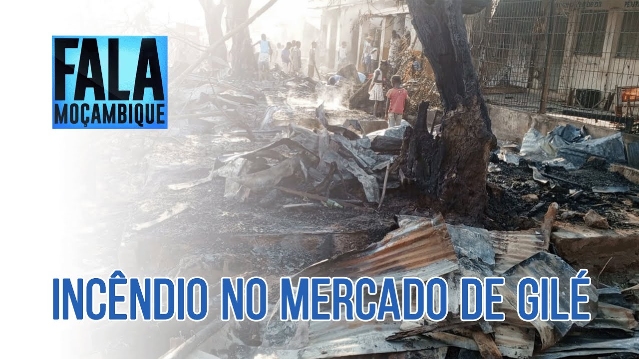 Fogo destrói dezenas de bancas no Mercado Central de Gilé @PortalFM24