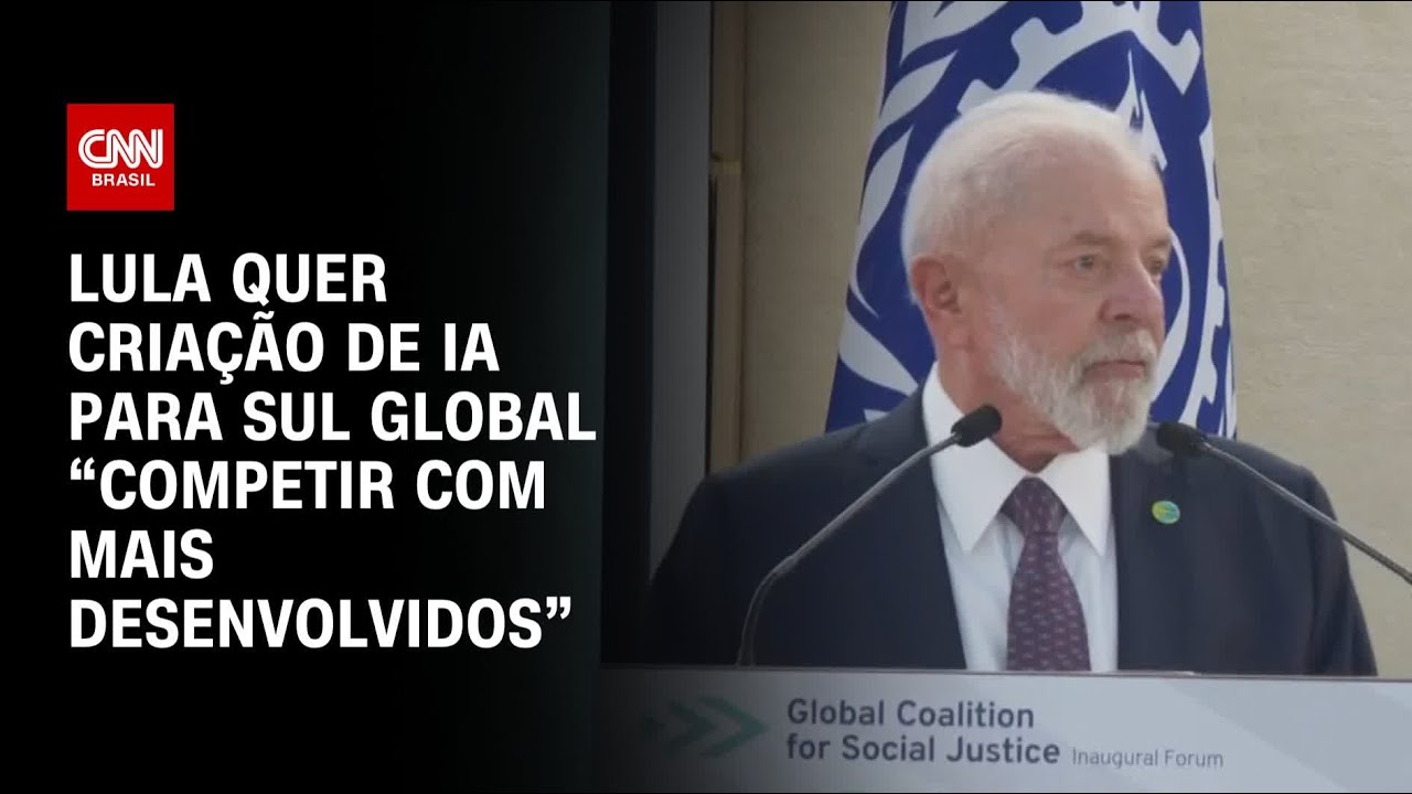Lula quer criação de IA para Sul Global 