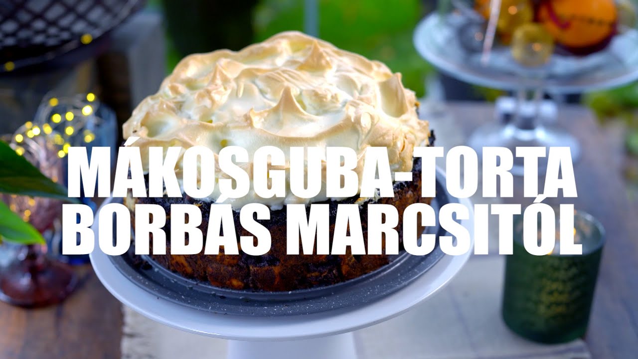 Mákosguba-torta Borbás Marcsi konyhájából