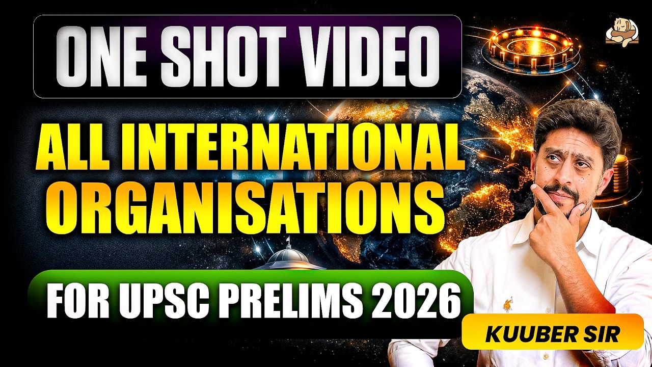 30+ International Organisations You Need To Revise before UPSC Prelims 2026