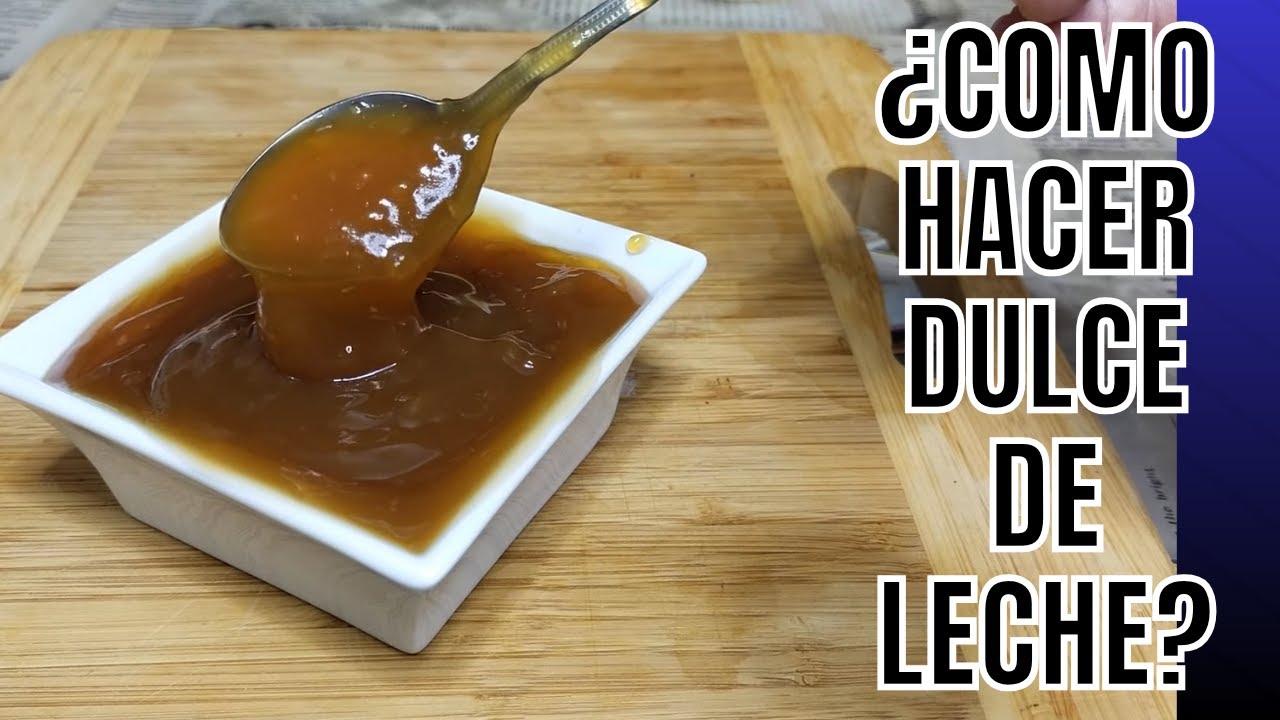La mejor manera de completar tus postres. DULCE DE LECHE paso a paso y muy sencillo. #yummy #asmr