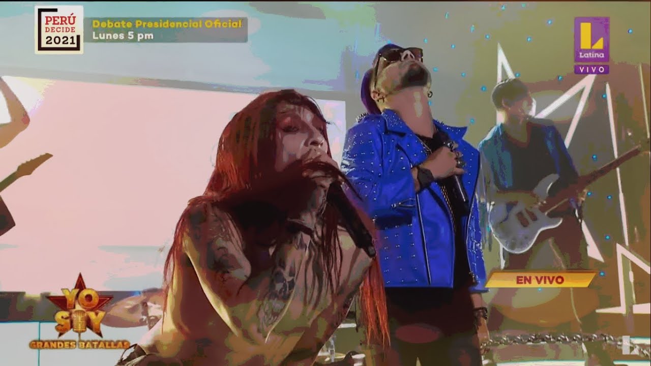 GAONA & Marilyn Manson puro fuego con 'Rock and roll' 🤘 'Yo soy Grandes batallas - Grandes Famosos'