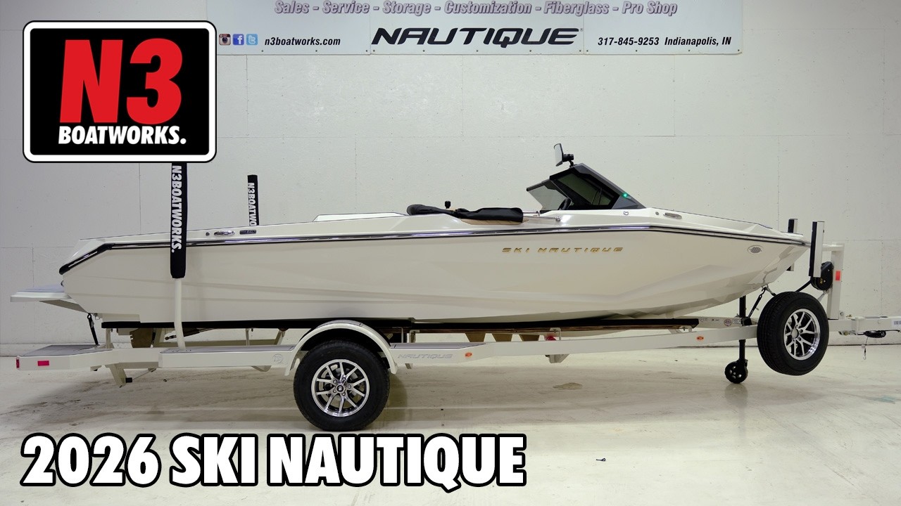 2026 Ski Nautique - Lunar White - Walk Through || N3 Boatworks