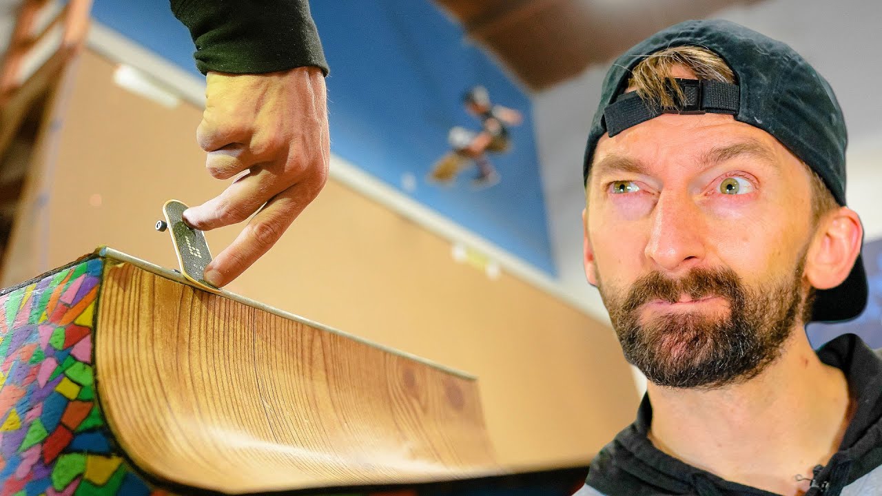 TINIEST VS THE LARGEST SKATE RAMP?!
