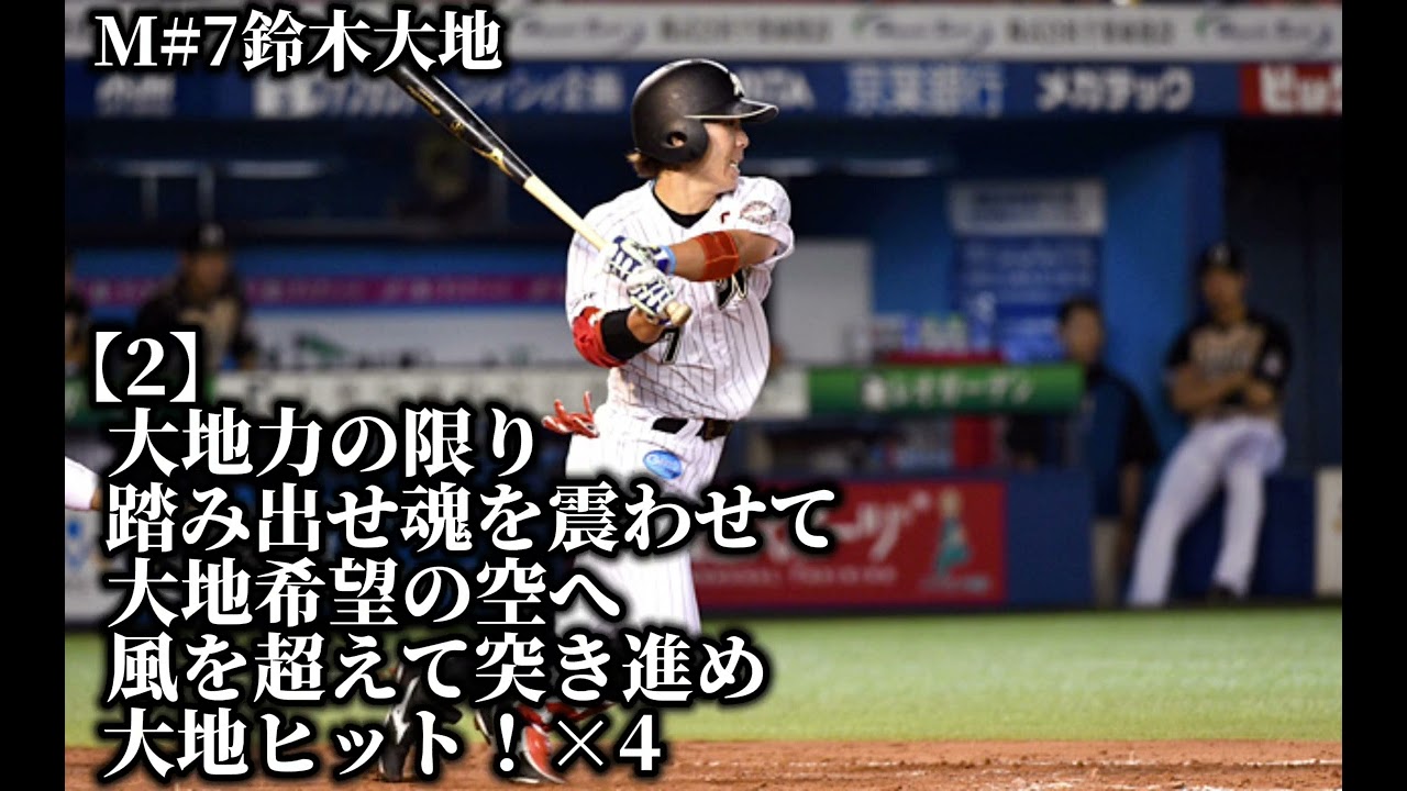 千葉ロッテマリーンズ時代 鈴木大地 応援歌