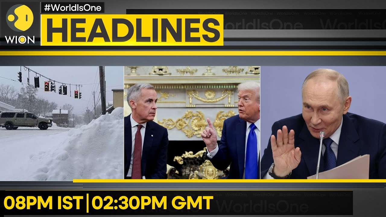 Russia, Ukraine, US Talks End | Trump warns Canada Over China Deal | WION HEADLINES