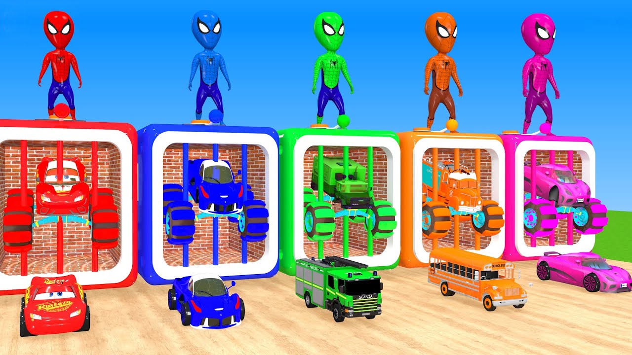 Long Slide Game With Cow Elephant Gorilla Hippopotamus Tiger 3d Animal Game Funny 3d Animals