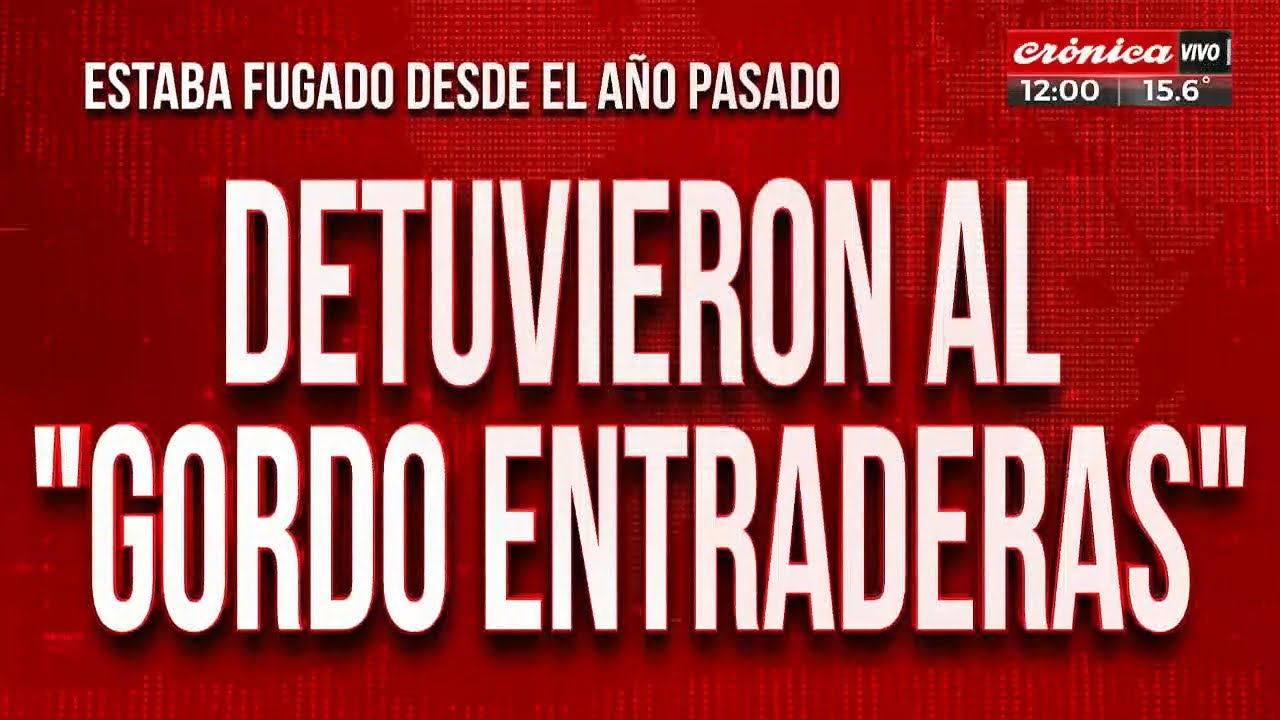 Cayó preso el 