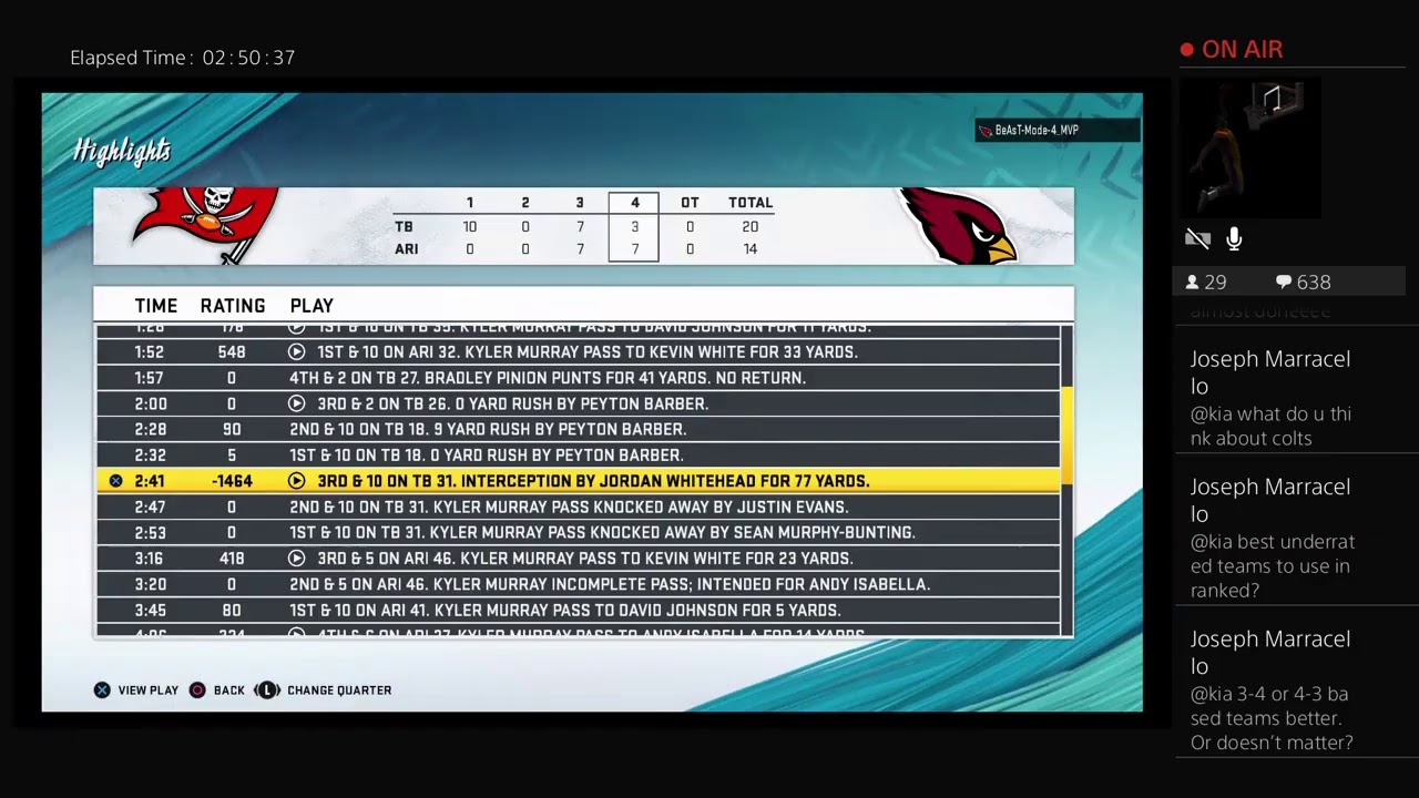 MADDEN 20 ONLINE CFM LIVE STREAMS: CFM PRACTICE /FRIENDS LIST GAME