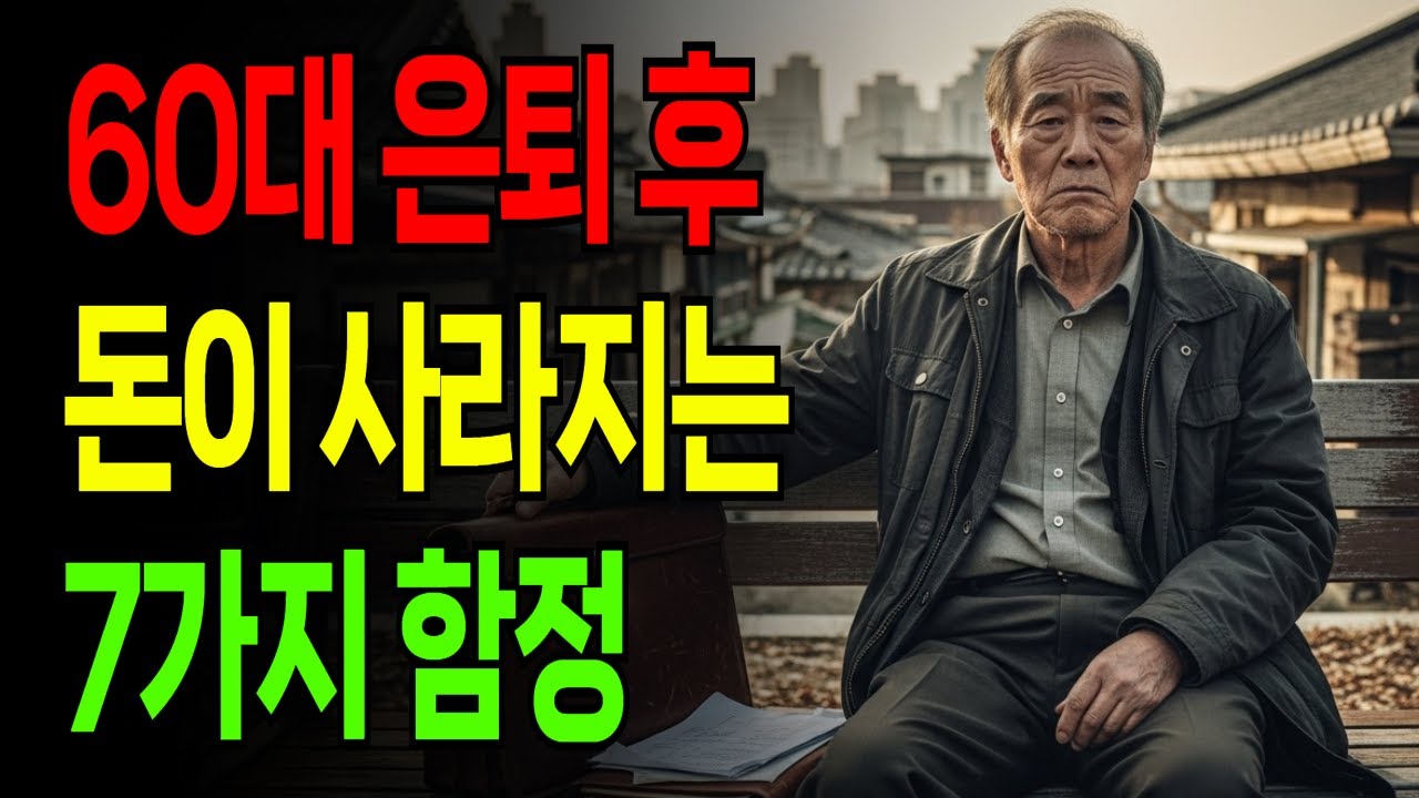 60대 통장이 텅 비는 순간 7가지 | 3년 만에 2억 증발한 진짜 이유